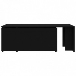 Couchtisch Schwarz 150 x 50 x 35 cm Spanplatte