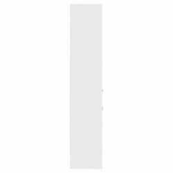 Bücherregal Weiß 40x35x180 cm Spanplatte