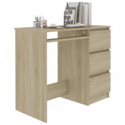 Schreibtisch Sonoma-Eiche 90 x 45 x 76 cm Spanplatte