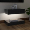 TV-Schrank mit LED-Leuchten Grau 60x35 cm