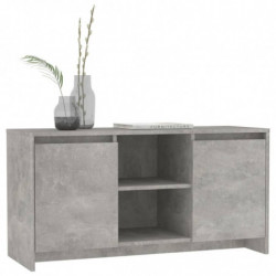 TV-Schrank Betongrau 102x37,5x52,5 cm Spanplatte