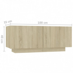 Nachttisch Sonoma-Eiche 100x35x40 cm Spanplatte