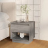 Nachttische 2 Stk. Grau Sonoma 45x34x44 cm Spanplatte