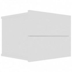 Nachttische 2 Stk. Weiß 40×30×30 cm Spanplatte
