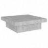 Couchtisch Betongrau 90x90x28 cm Spanplatte