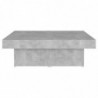 Couchtisch Betongrau 90x90x28 cm Spanplatte