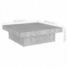 Couchtisch Betongrau 90x90x28 cm Spanplatte