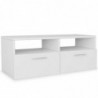 TV-Schrank Spanplatte 95 x 35 x 36 cm Weiß