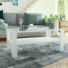 Couchtisch Spanplatte 100 x 59 x 42 cm Weiß