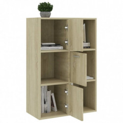 Lagerschrank Sonoma-Eiche 60 x 29,5 x 90 cm Spanplatte