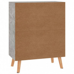 Sideboard Betongrau 60x30x72 cm Spanplatte