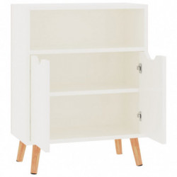 Sideboard Hochglanz-Weiß 60x30x72 cm Spanplatte