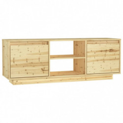 TV-Schrank 110x30x40 cm Massivholz Tanne