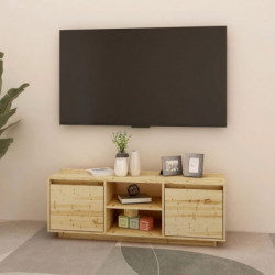 TV-Schrank 110x30x40 cm Massivholz Tanne