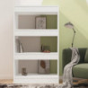 Bücherregal/Raumteiler Weiß 60x30x103 cm Spanplatte