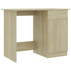 Schreibtisch Sonoma-Eiche 100x50x76 cm Spanplatte