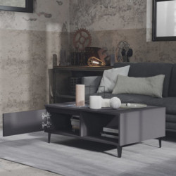 Couchtisch Grau 90x60x35 cm Spanplatte