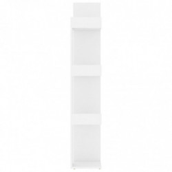 Bücherregal Weiß 86x25,5x140 cm Spanplatte