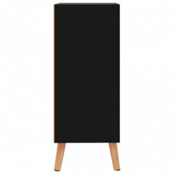 Sideboard Hochglanz-Schwarz 60x30x72 cm Spanplatte