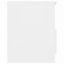 Nachttische 2 Stk. Weiß 40x40x50 cm Spanplatte