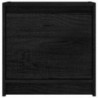 Nachttische 2 Stk. Schwarz 40x30,5x40 cm Massivholz Kiefer