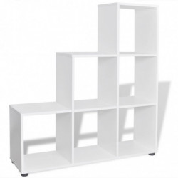 242552 Staircase Bookcase/Display Shelf 107 cm White