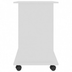 PC-Tisch Weiß 80×50×75 cm Spanplatte