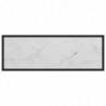 Konsolentisch Weiß 100x35x75 cm Hartglas