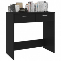 Schreibtisch Schwarz 80×40×75 cm Spanplatte