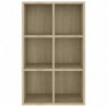 Bücherregal/Sideboard Sonoma-Eiche 66×30×97,8 cm Spanplatte