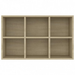 Bücherregal/Sideboard Sonoma-Eiche 66×30×97,8 cm Spanplatte