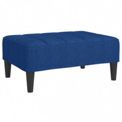 Fußhocker Blau 78x56x32 cm Stoff