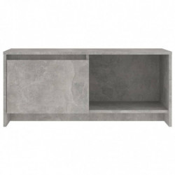 TV-Schrank Betongrau 90x35x40 cm Spanplatte