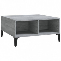 Couchtisch Grau Sonoma 60x60x30 cm Spanplatte