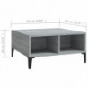 Couchtisch Grau Sonoma 60x60x30 cm Spanplatte