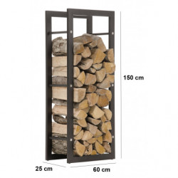 Kaminholzständer Keri 25x60x150