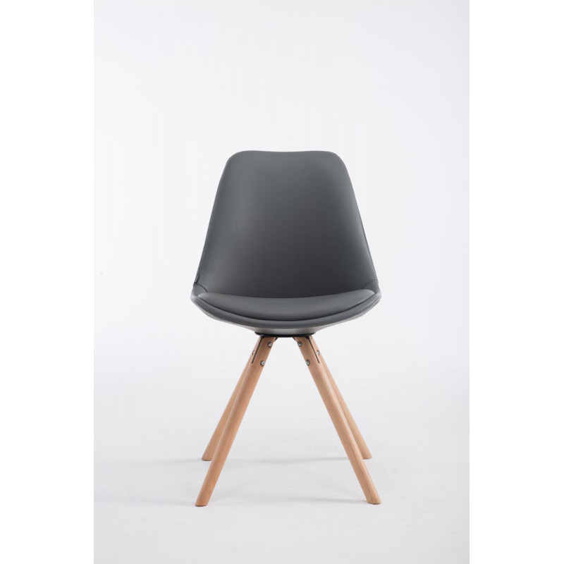 Besucherstuhl Laval Natura Rund