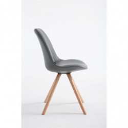 Besucherstuhl Laval Natura Rund