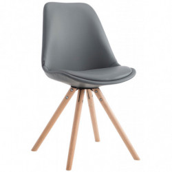 Besucherstuhl Laval Natura Rund