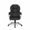 Bürostuhl MATERA Bezug Kunstleder Schwarz Schreibtischstuhl Design Chefsessel Drehstuhl mit X-XL Polsterung