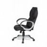 Bürostuhl MATERA Bezug Kunstleder Schwarz Schreibtischstuhl Design Chefsessel Drehstuhl mit X-XL Polsterung