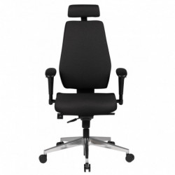 Bürostuhl SPM1.279 Schreibtischstuhl Stoff Schwarz Chefsessel Modern