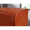 Design Turnbock Sitzbank Braun mit Schubladen 120x56x30 cm