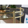 Design Servierwagen Gold Ø 57 cm Beistelltisch