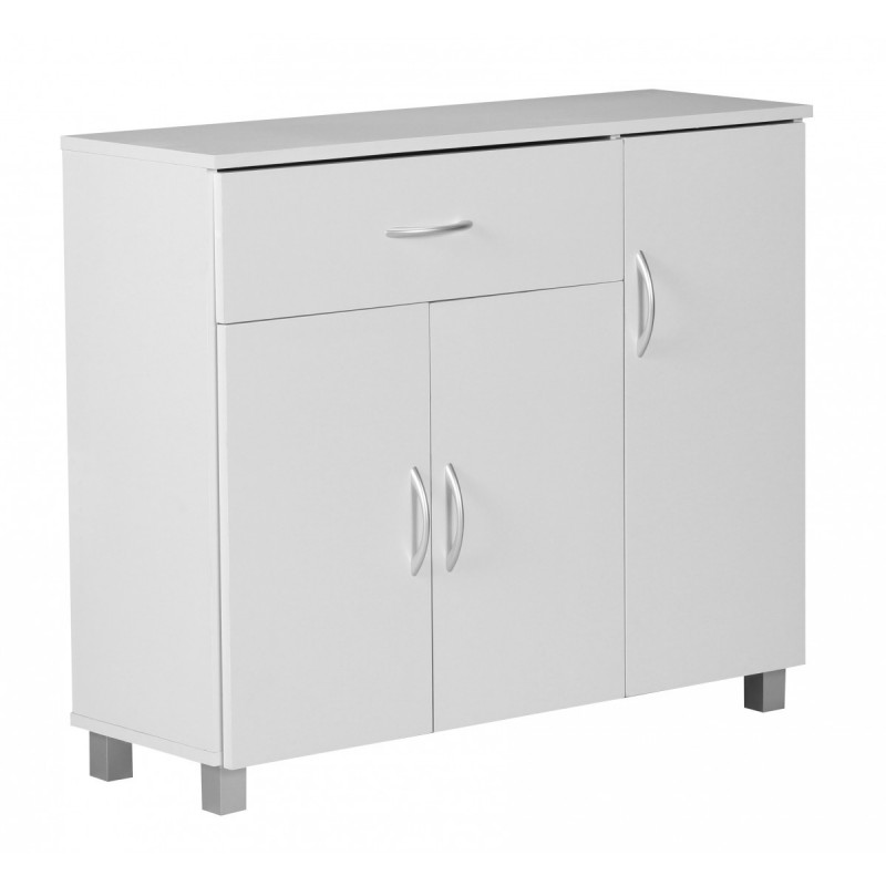 Design Sideboard SETE 90 x 75 x 30 cm Weiß