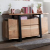 Sideboard GAYA Akazie Kommode Massiv Holz 175x90x44cm