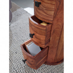 Design Sideboard Sheesham Massivholz 35x65x35 cm