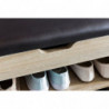 Schuhbank mit Sitzfläche Sonoma Garderoben-Bank Holz 60 x 40 x 30 cm