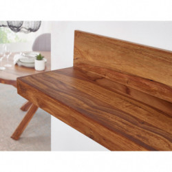 Wandregal MUMBAI Massiv-Holz Sheesham Holzregal 60 cm Landhaus-Stil Hänge-Regal Echt-Holz Wand-Board Natur-Produkt