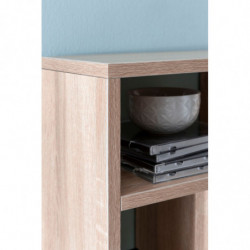 Wandregal WL5.809 Sonoma Eiche 75x51x16 cm Holz Hängeregal Modern